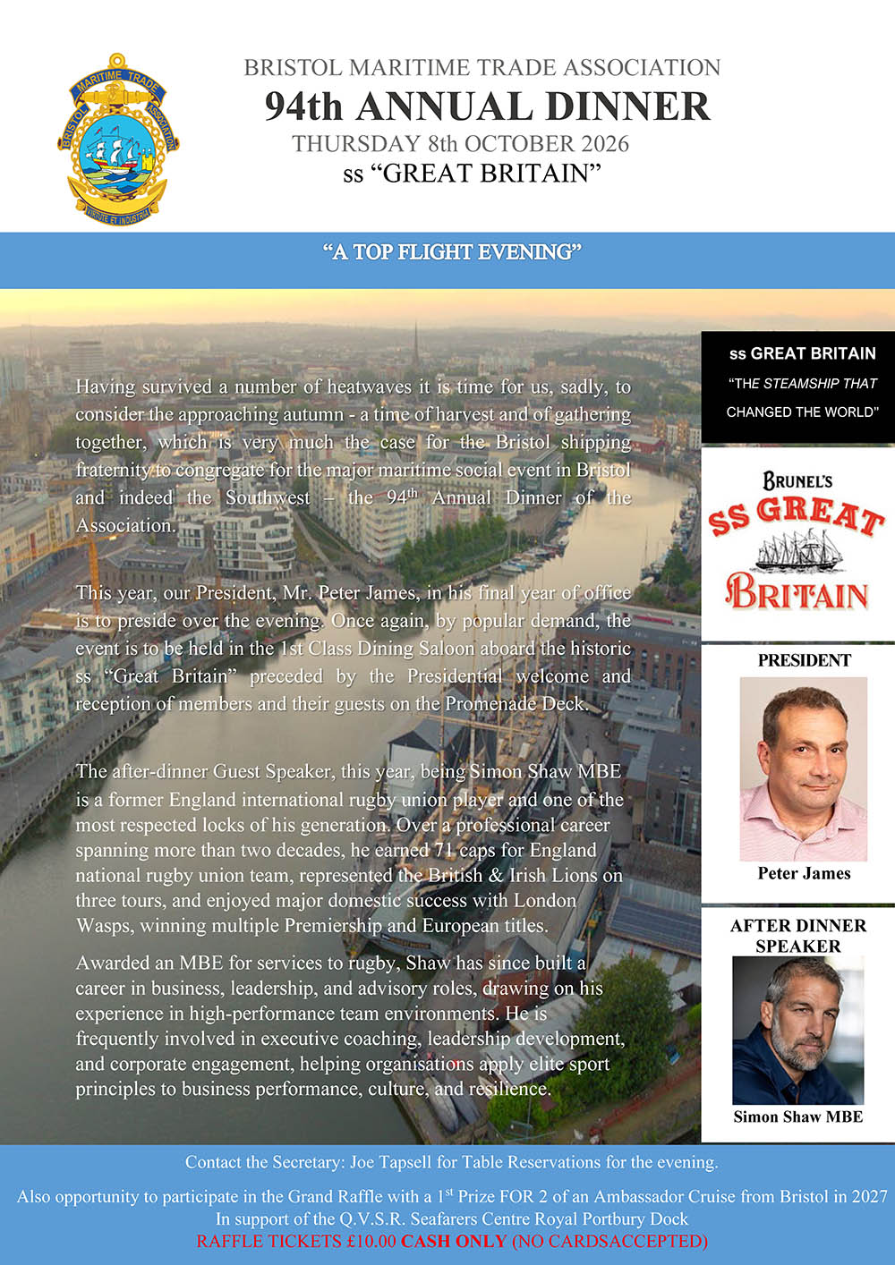 2026 Annual Dinner Flyer Non Ticket BK web2